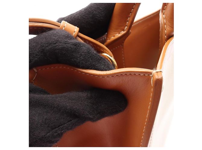 Céline Bolso Cabas Vertical Celine Small Castaño Crudo - vista 13