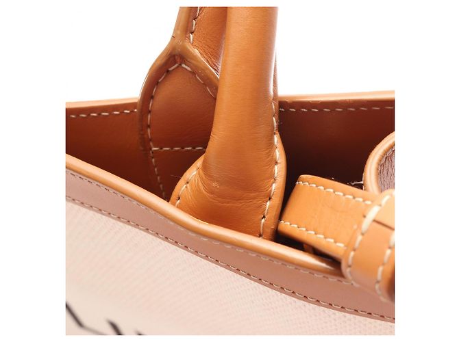 Céline Bolso Cabas Vertical Celine Small Castaño Crudo - vista 16