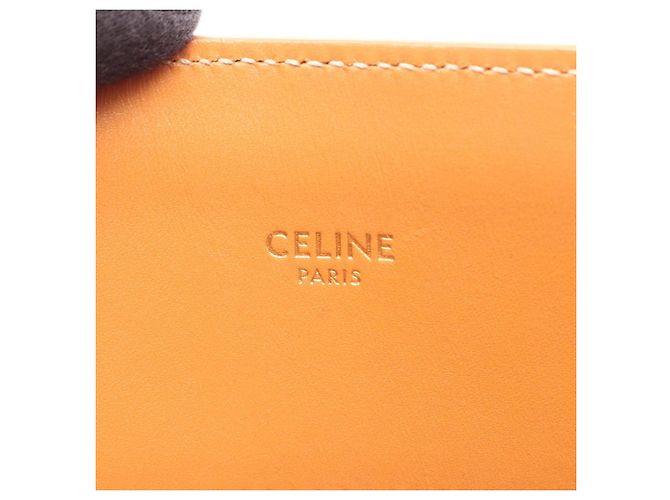 Céline Bolso Cabas Vertical Celine Small Castaño Crudo - vista 4