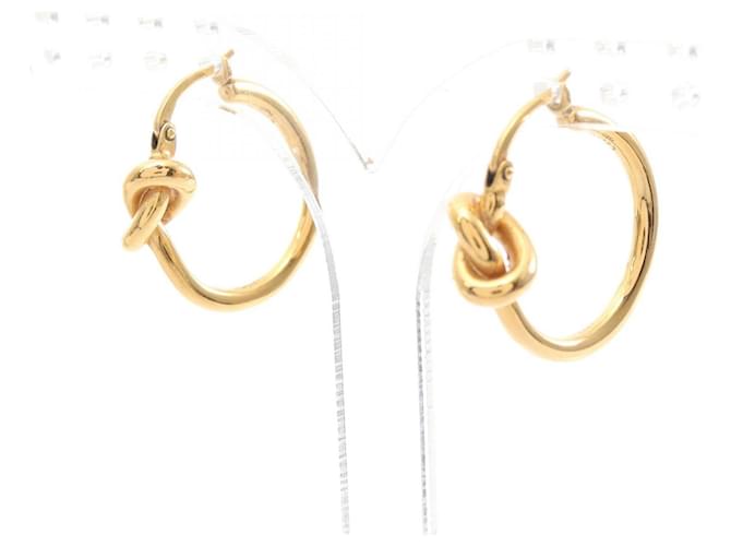 Céline Orecchini a cerchio Knot placcati oro Celine D'oro - vista 2