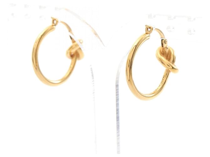 Céline Orecchini a cerchio Knot placcati oro Celine D'oro - vista 4