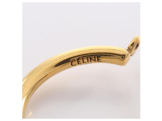 Céline Orecchini a cerchio Knot placcati oro Celine D'oro - vista 5