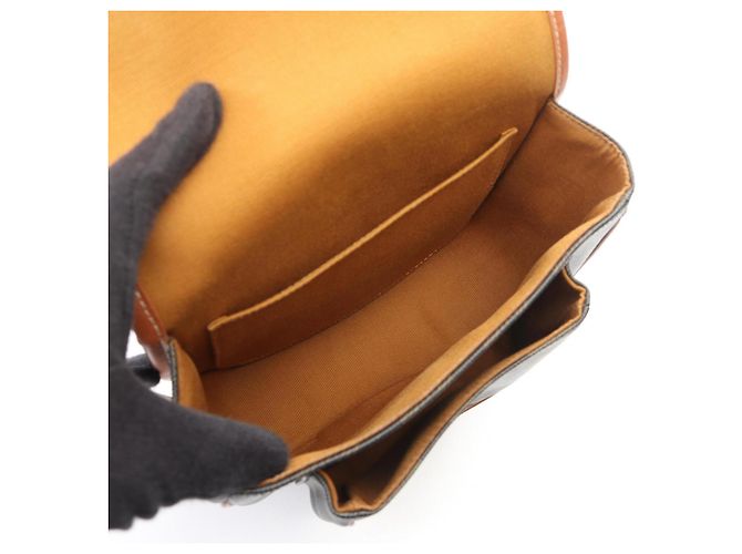 Céline Celine Folco Medium Bag Triomphe Braun Schwarz - Ansicht 3
