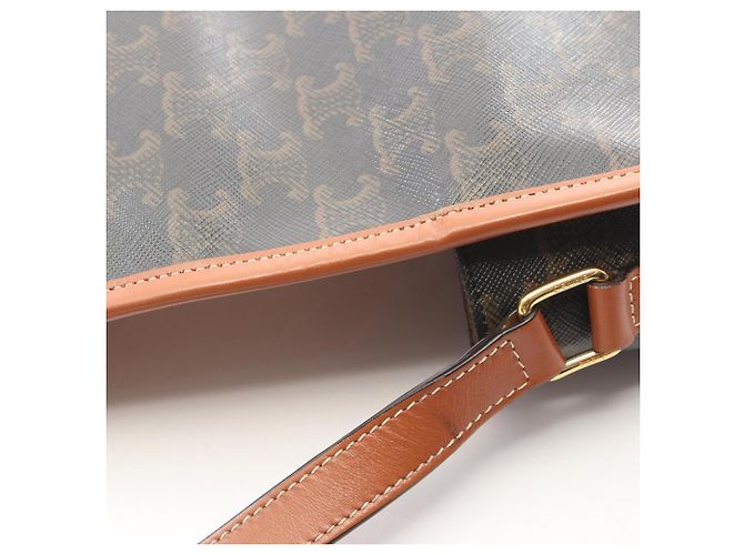 Céline Celine Folco Medium Bag Triomphe Braun Schwarz - Ansicht 7