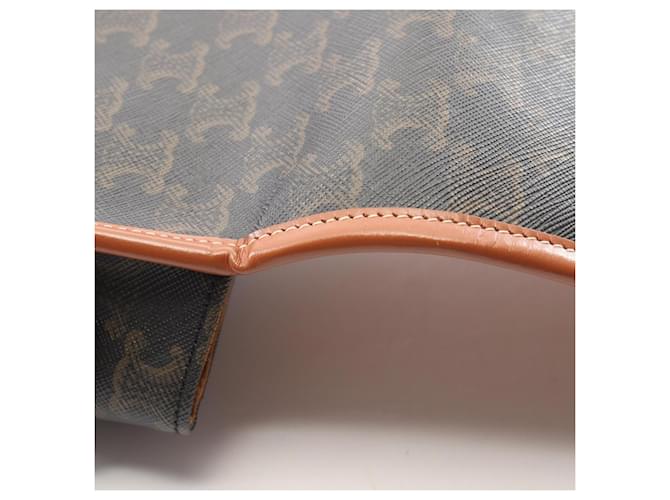 Céline Borsa Celine Folco Medium Marrone Nero - vista 8