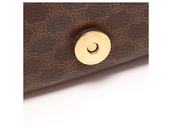 Céline Borsa a Spalla Celine Macadam Marrone - vista 6
