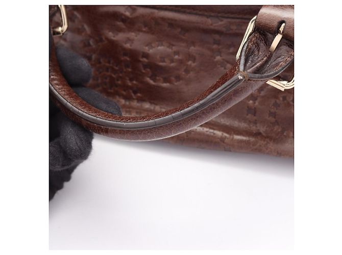 Céline Bolso Celine Boogie Bag Castaño - vista 11