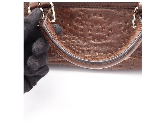 Céline Bolso Celine Boogie Bag Castaño - vista 12