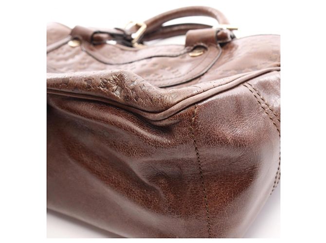 Céline Bolso Celine Boogie Bag Castaño - vista 15