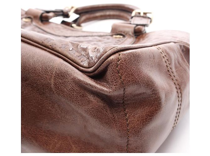 Céline Bolso Celine Boogie Bag Castaño - vista 16