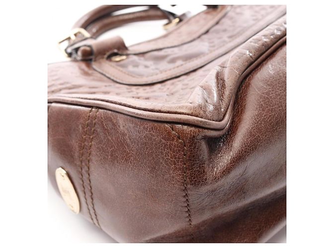Céline Bolso Celine Boogie Bag Castaño - vista 17