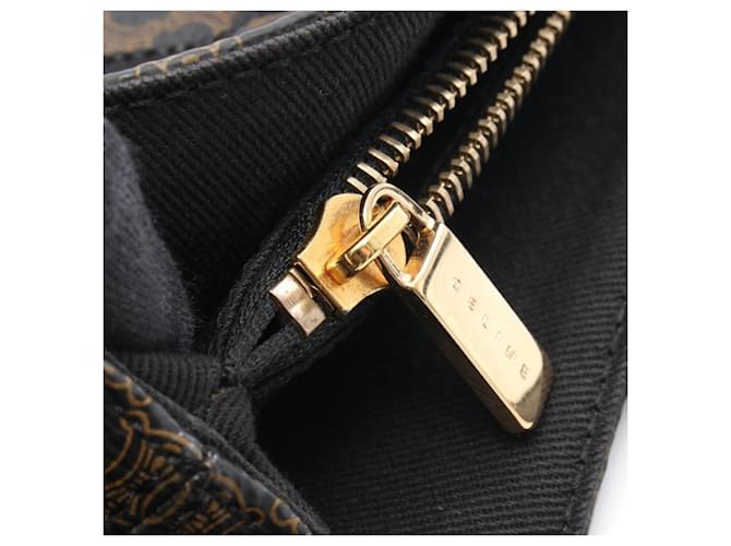 Céline Borsa Tote Celine Macadam Marrone Nero - vista 10