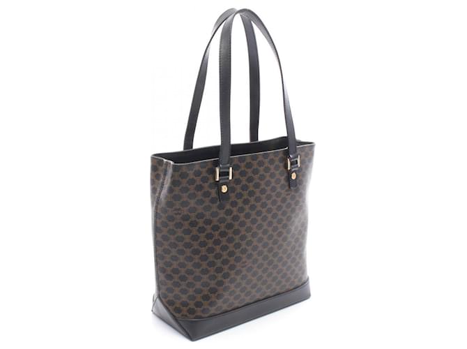 Céline Borsa Tote Celine Macadam Marrone Nero - vista 2