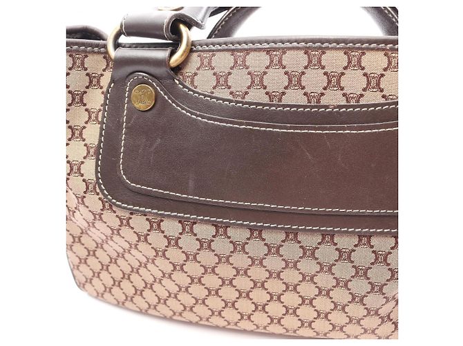 Céline Celine Boogie Bag Macadam Handtasche Braun Beige - Ansicht 13