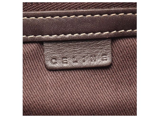 Céline Celine Boogie Bag Macadam Handtasche Braun Beige - Ansicht 4