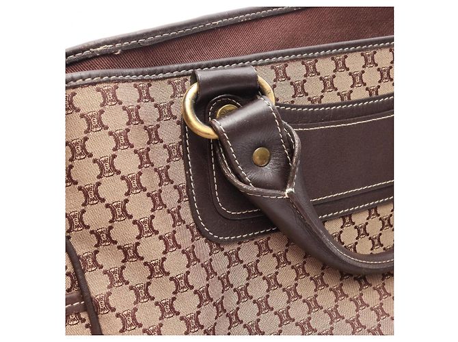 Céline Celine Boogie Bag Macadam Handtasche Braun Beige - Ansicht 9