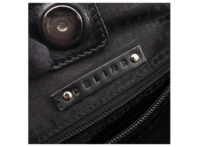 Céline Borsa Tote Celine in pelle nera Nero - vista 4