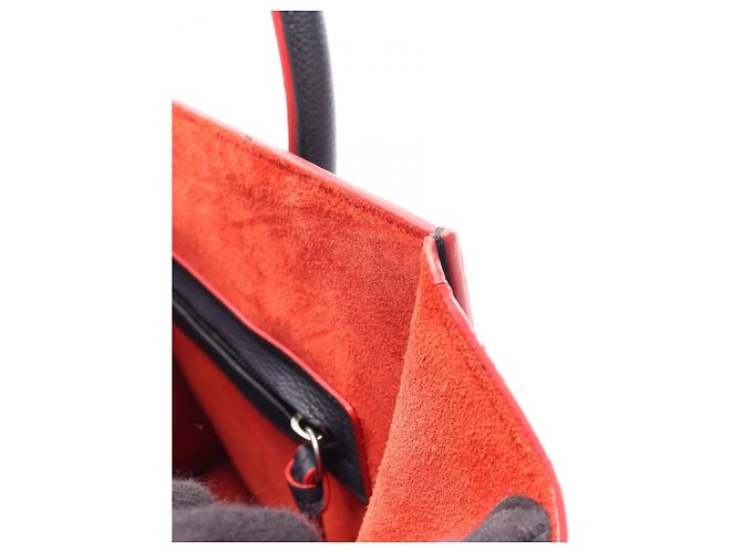 Céline Borsa Tote Celine Luggage Phantom Rosso Blu navy - vista 14
