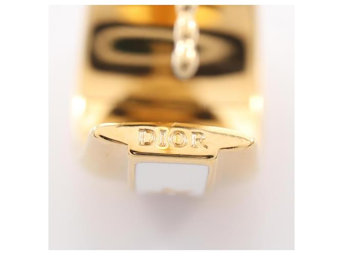Orecchini Christian Dior Dior Code Hoop Bianco D'oro - vista 4