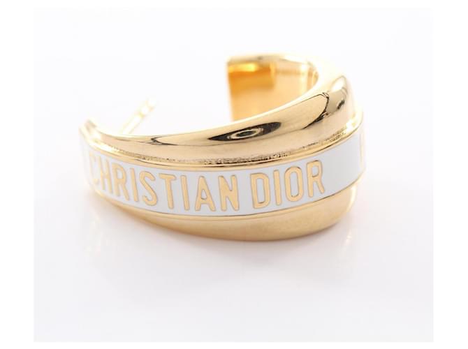 Orecchini Christian Dior Dior Code Hoop Bianco D'oro - vista 6