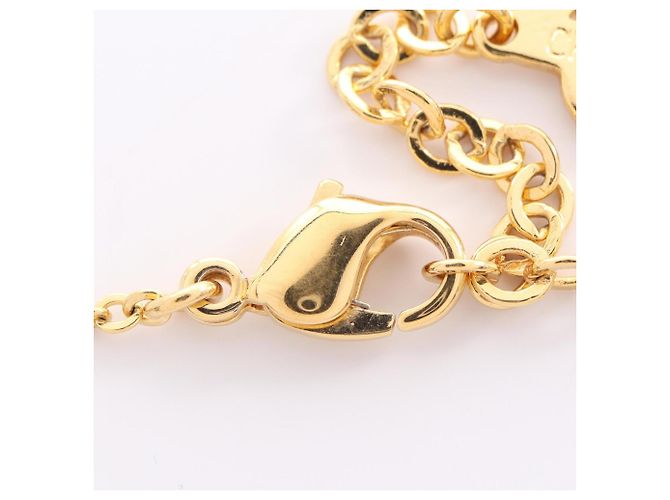 Collana a cuore con strass placcata oro Christian Dior D'oro - vista 4