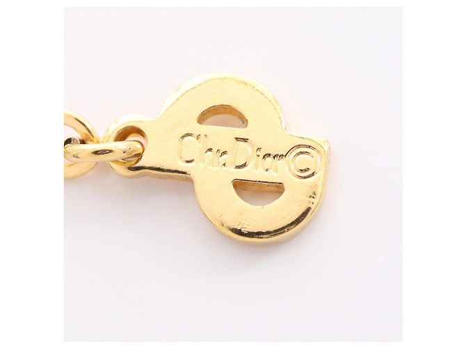 Collana a cuore con strass placcata oro Christian Dior D'oro - vista 5
