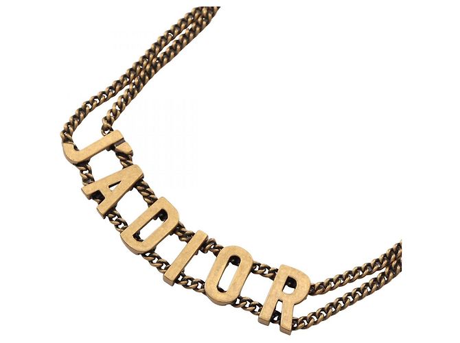 Christian Dior Dior J'A DIOR Double Strand Choker D'oro - vista 2