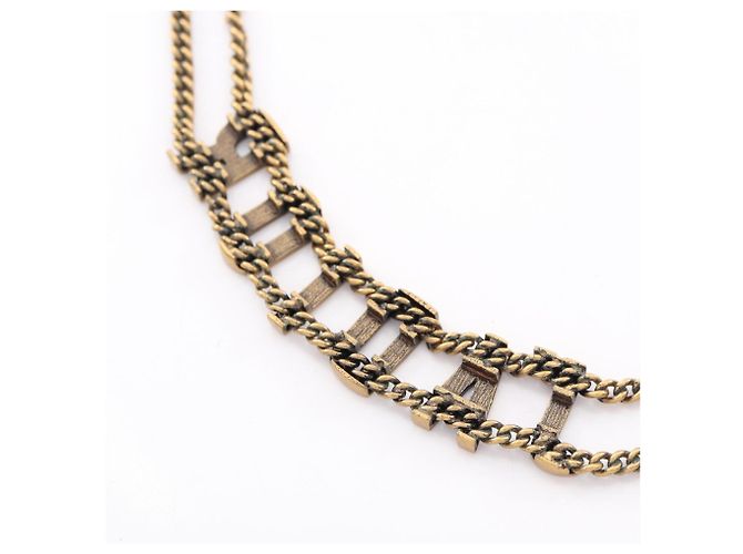 Christian Dior Dior J'A DIOR Double Strand Choker D'oro - vista 3