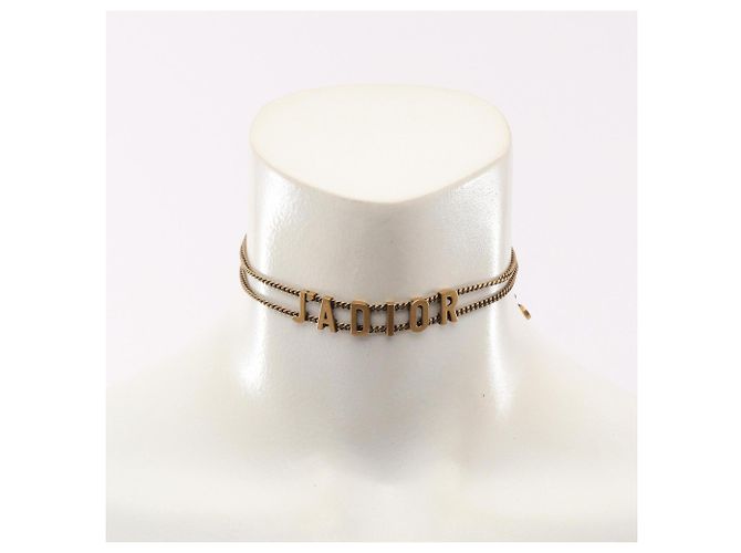 Christian Dior Dior J'A DIOR Double Strand Choker D'oro - vista 5