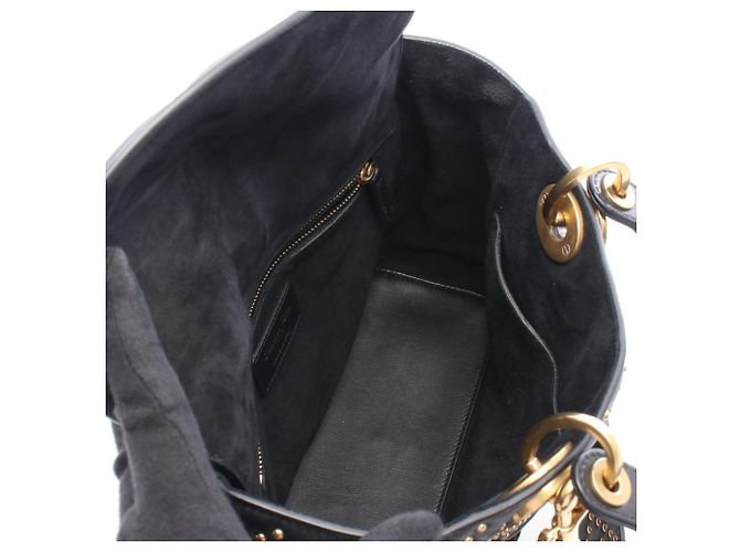 Christian Dior Dior LADY DIOR Bolso 2-Way con tachuelas Negro - vista 3