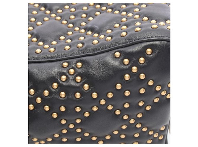 Christian Dior Dior LADY DIOR Bolso 2-Way con tachuelas Negro - vista 7