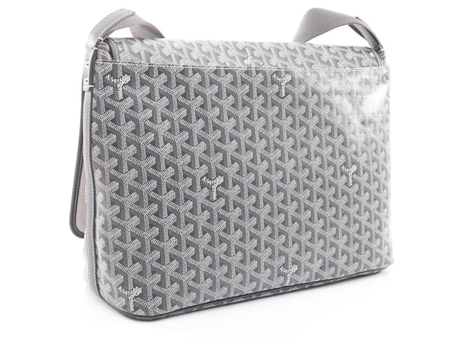 Borsa a tracolla Goyard Capetian MM Marrone Bianco - vista 2