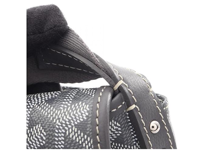 Borsa a tracolla Goyard Capetian MM Marrone Bianco - vista 5