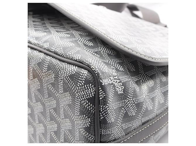 Borsa a tracolla Goyard Capetian MM Marrone Bianco - vista 7