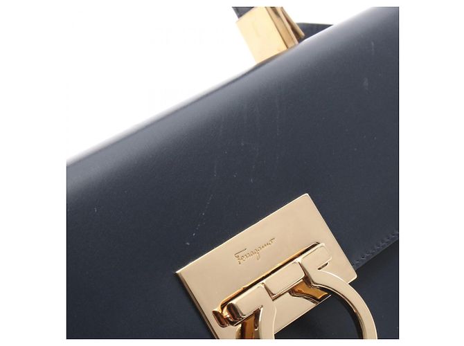 Borsa a mano 2-Way Gancini Salvatore Ferragamo Nero - vista 11