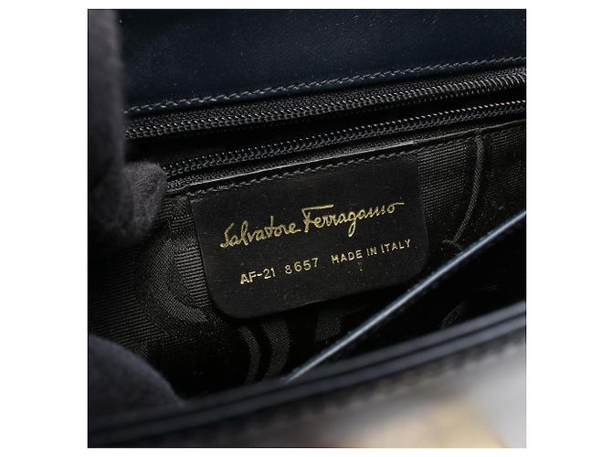 Borsa a mano 2-Way Gancini Salvatore Ferragamo Nero - vista 4