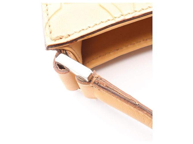 Borsa a tracolla Salvatore Ferragamo Gancini Beige - vista 7