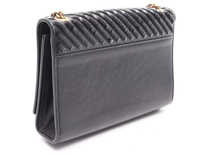 Borsa a Spalla Yves Saint Laurent Kate Tassel Nero - vista 2