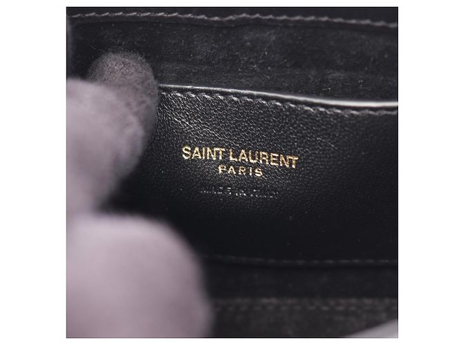 Borsa Mini Hobo Yves Saint Laurent Nero - vista 4