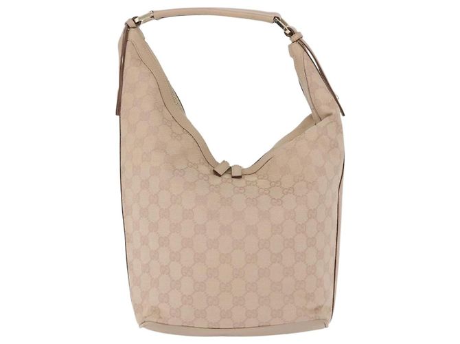 Gucci Zip Hobo Canvas Beige - vista 2