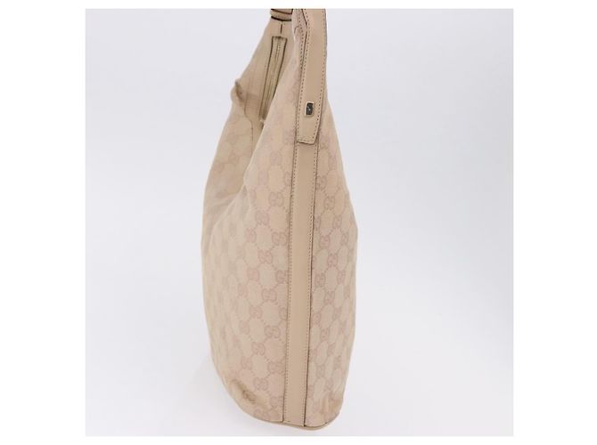 Gucci Zip Hobo Canvas Beige - vista 4