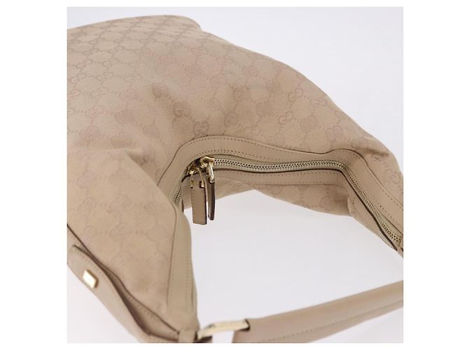 Gucci Zip Hobo Canvas Beige - vista 6