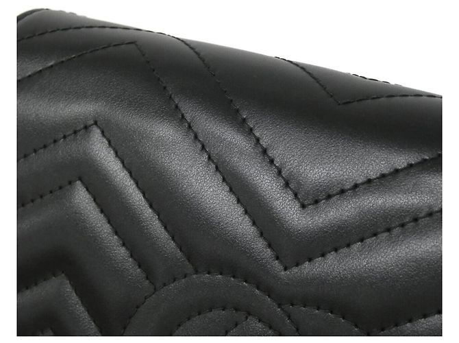 Bolso de hombro Gucci GG Marmont 474575 DTD1T Negro - vista 4
