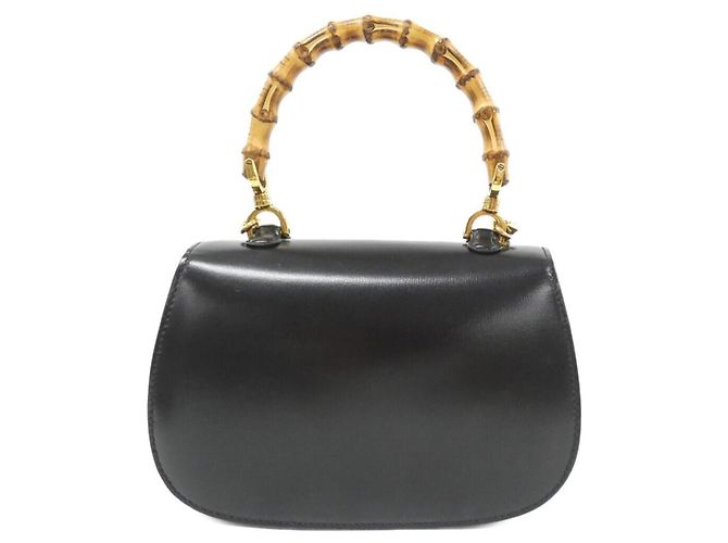 Borsa Gucci Bamboo 1947 Nero - vista 2