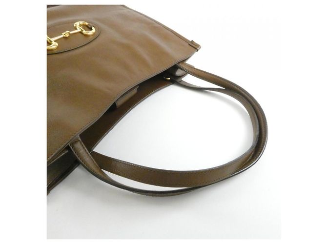 Borsa Gucci Horsebit 1955 Marrone - vista 6
