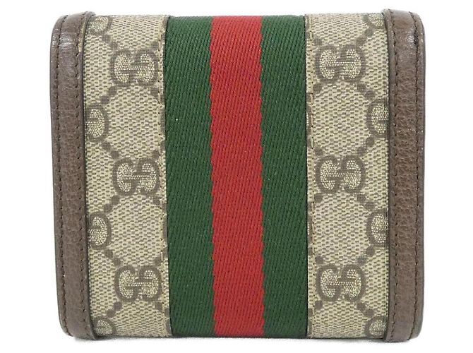 Cartera Bi-Fold Gucci Ophidia Castaño Beige - vista 2