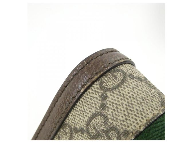 Cartera Bi-Fold Gucci Ophidia Castaño Beige - vista 3