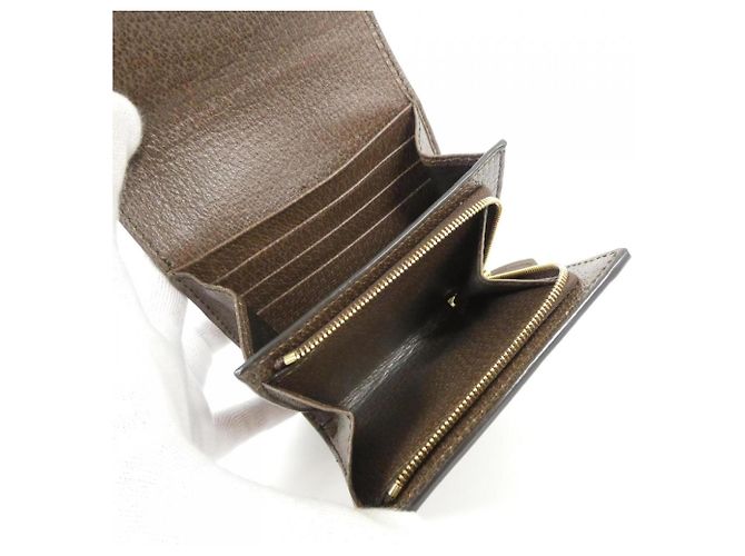 Cartera Bi-Fold Gucci Ophidia Castaño Beige - vista 6