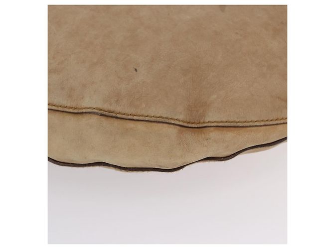 Borsa a Spalla GUCCI in Pelle Beige Argento 95726 Auth ep15181 - vista 11