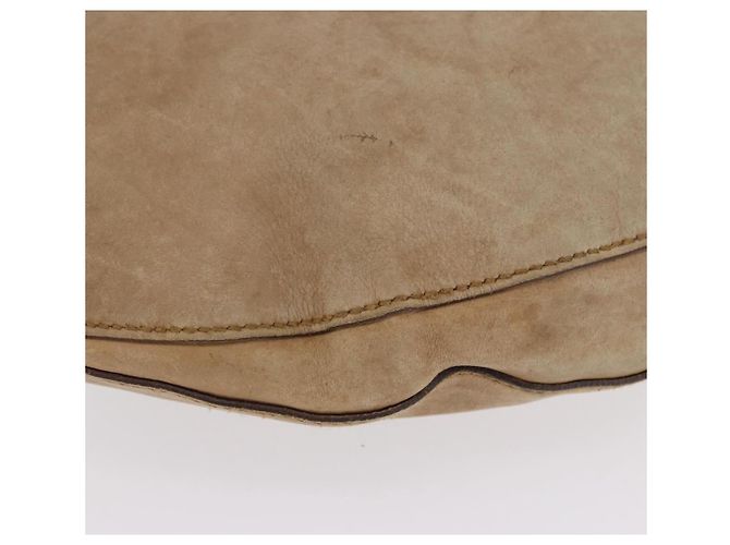 Borsa a Spalla GUCCI in Pelle Beige Argento 95726 Auth ep15181 - vista 12